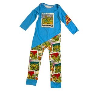 Blue Teenage Mutant Ninja Turtles Long Sleeve Bodysuit